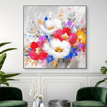 Quadro Stampa su Tela Movimento Viola - CupidoDesign