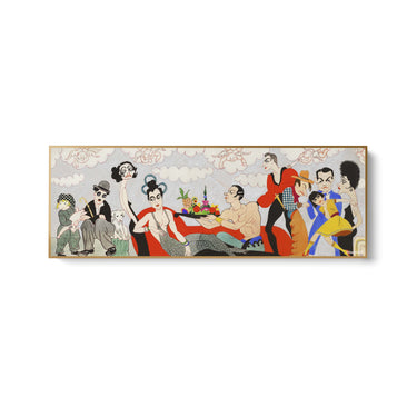 Quadro Stampa su Tela Murale Numero III, John Decker - CupidoDesign