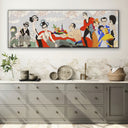 Quadro Stampa su Tela Murale Numero III, John Decker - CupidoDesign