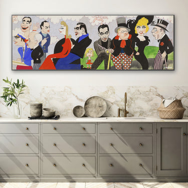 Quadro Stampa su Tela Murale Numero IV, John Decker - CupidoDesign