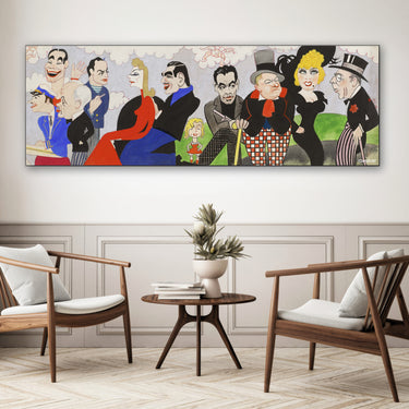 Quadro Stampa su Tela Murale Numero IV, John Decker - CupidoDesign