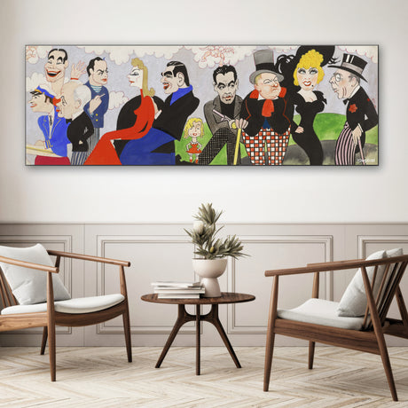 Quadro Stampa su Tela Murale Numero IV, John Decker - CupidoDesign