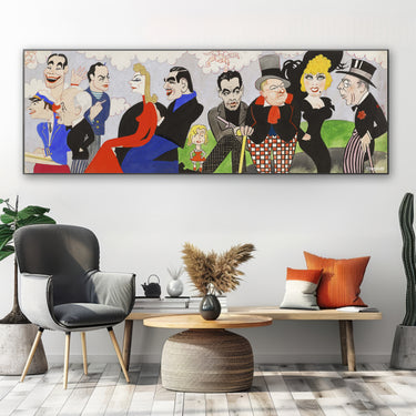 Quadro Stampa su Tela Murale Numero IV, John Decker - CupidoDesign