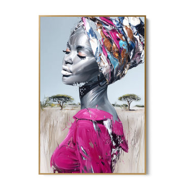 Quadro Stampa su Tela Musa Bianca - CupidoDesign