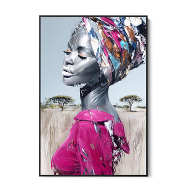 Quadro Stampa su Tela Musa Bianca - CupidoDesign