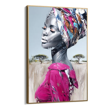 Quadro Stampa su Tela Musa Bianca - CupidoDesign