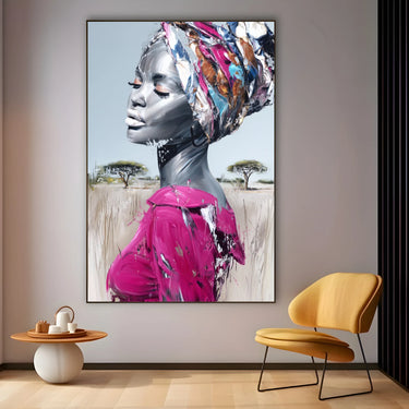 Quadro Stampa su Tela Musa Bianca - CupidoDesign