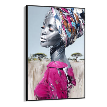Quadro Stampa su Tela Musa Bianca - CupidoDesign