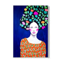 Quadro Stampa su Tela Musa Incoronata di Fiori - CupidoDesign