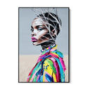 Quadro Stampa su Tela Musa in Fiore - CupidoDesign