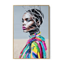 Quadro Stampa su Tela Musa in Fiore - CupidoDesign