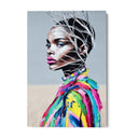 Quadro Stampa su Tela Musa in Fiore - CupidoDesign