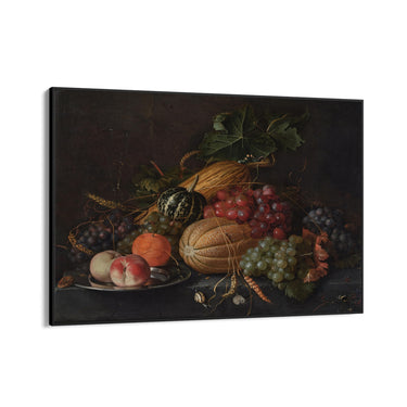 Quadro Stampa su Tela Natura morta con frutta, Abraham Mignon - CupidoDesign