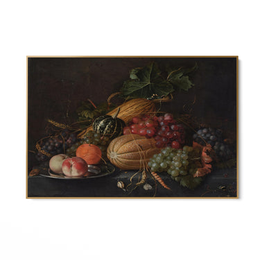 Quadro Stampa su Tela Natura morta con frutta, Abraham Mignon - CupidoDesign