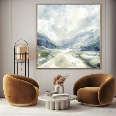 Quadro Stampa su Tela Nebbia Bianca - CupidoDesign