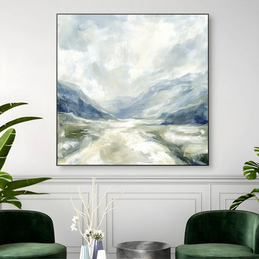 Quadro Stampa su Tela Nebbia Bianca - CupidoDesign