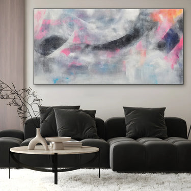 Quadro Stampa su Tela Nebbia Viola - CupidoDesign
