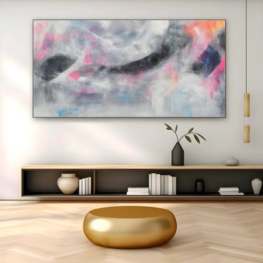 Quadro Stampa su Tela Nebbia Viola - CupidoDesign