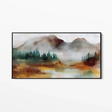 Quadro Stampa su Tela Nebbia di Montagna - CupidoDesign