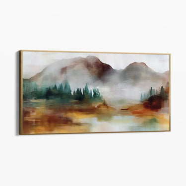 Quadro Stampa su Tela Nebbia di Montagna - CupidoDesign