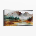 Quadro Stampa su Tela Nebbia di Montagna - CupidoDesign