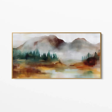 Quadro Stampa su Tela Nebbia di Montagna - CupidoDesign