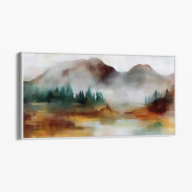Quadro Stampa su Tela Nebbia di Montagna - CupidoDesign