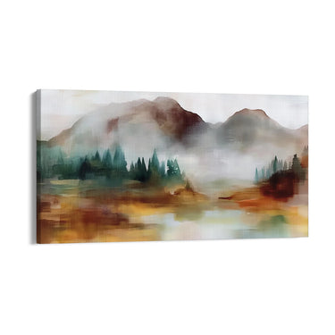 Quadro Stampa su Tela Nebbia di Montagna - CupidoDesign