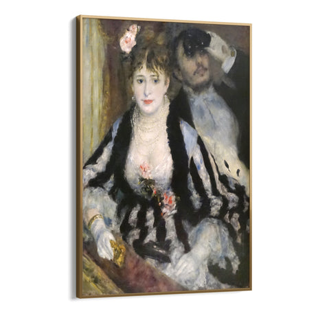 Quadro Stampa su Tela Nella Loggia del Teatro, Pierre Auguste Renoir - CupidoDesign