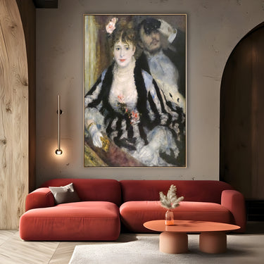 Quadro Stampa su Tela Nella Loggia del Teatro, Pierre Auguste Renoir - CupidoDesign