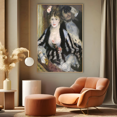 Quadro Stampa su Tela Nella Loggia del Teatro, Pierre Auguste Renoir - CupidoDesign