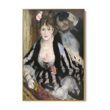 Quadro Stampa su Tela Nella Loggia del Teatro, Pierre Auguste Renoir - CupidoDesign