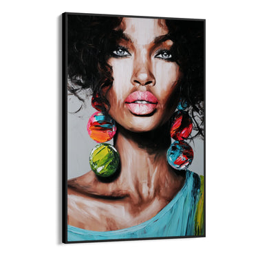 Quadro Stampa su Tela Nero Ancestrale - CupidoDesign