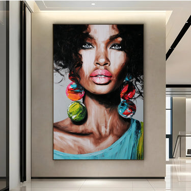 Quadro Stampa su Tela Nero Ancestrale - CupidoDesign