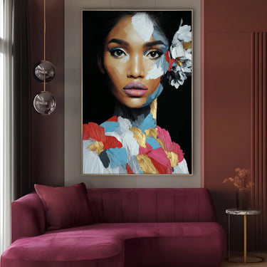 Quadro Stampa su Tela Nero Assoluto - CupidoDesign