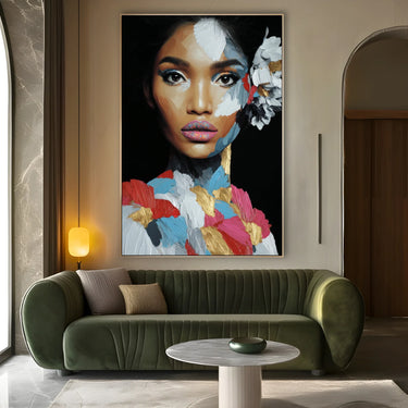 Quadro Stampa su Tela Nero Assoluto - CupidoDesign