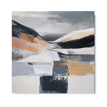 Quadro Stampa su Tela Neve Astratta - CupidoDesign