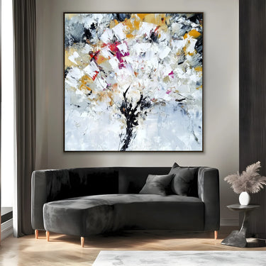 Quadro Stampa su Tela Neve Fiorita - CupidoDesign