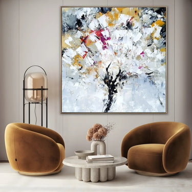 Quadro Stampa su Tela Neve Fiorita - CupidoDesign