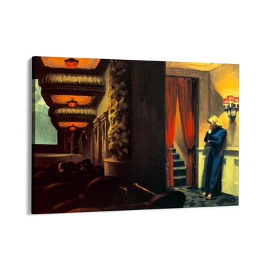 Quadro Stampa su Tela New York Movie, Edward Hopper - CupidoDesign