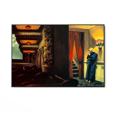 Quadro Stampa su Tela New York Movie, Edward Hopper - CupidoDesign