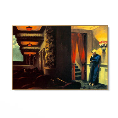 Quadro Stampa su Tela New York Movie, Edward Hopper - CupidoDesign
