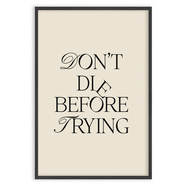 Nemirk prieš bandydamas