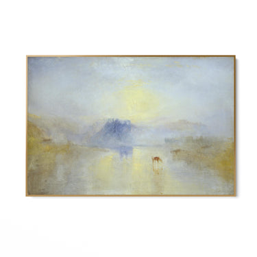 Quadro Stampa su Tela Norham Castle, Sunrise, William Turner - CupidoDesign