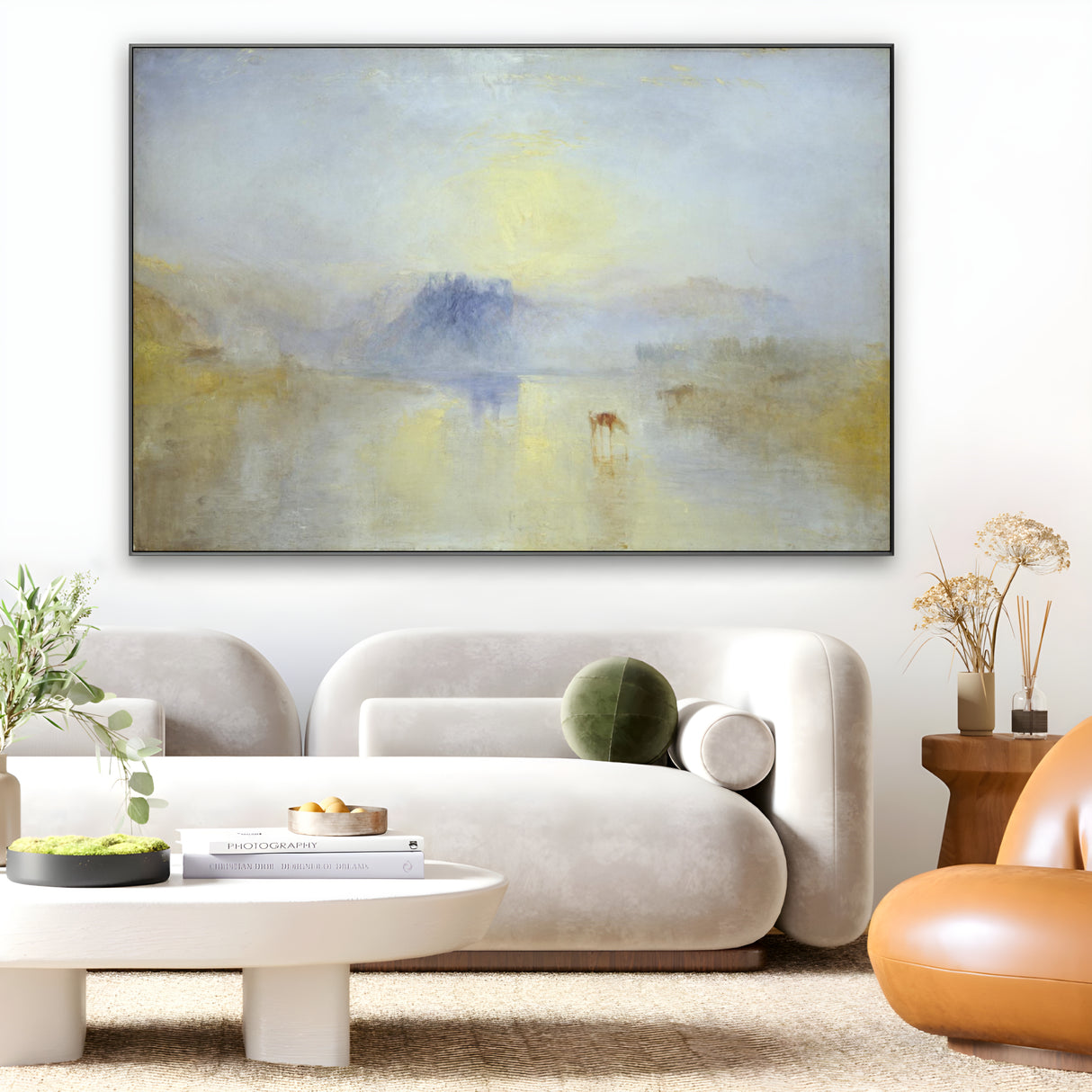 Quadro Stampa su Tela Norham Castle, Sunrise, William Turner - CupidoDesign