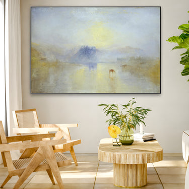 Quadro Stampa su Tela Norham Castle, Sunrise, William Turner - CupidoDesign