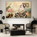 Quadro Stampa su Tela Note di maschera - CupidoDesign
