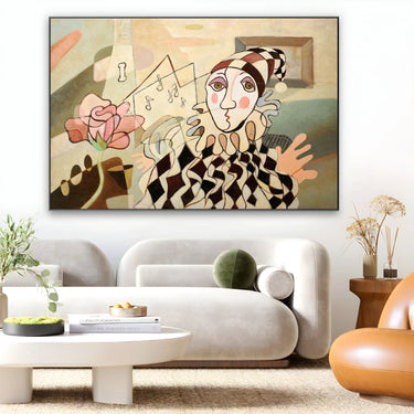Quadro Stampa su Tela Note di maschera - CupidoDesign
