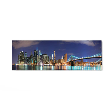 Quadro Stampa su Tela Notte Aurea, New York - CupidoDesign