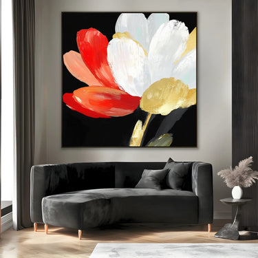 Quadro Stampa su Tela Notte Fiorita - CupidoDesign